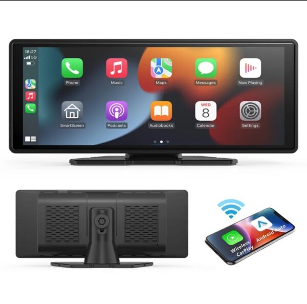 Revolutionize Your Drive with the 10.26" Full HD Wireless CarPlay Screen | Black